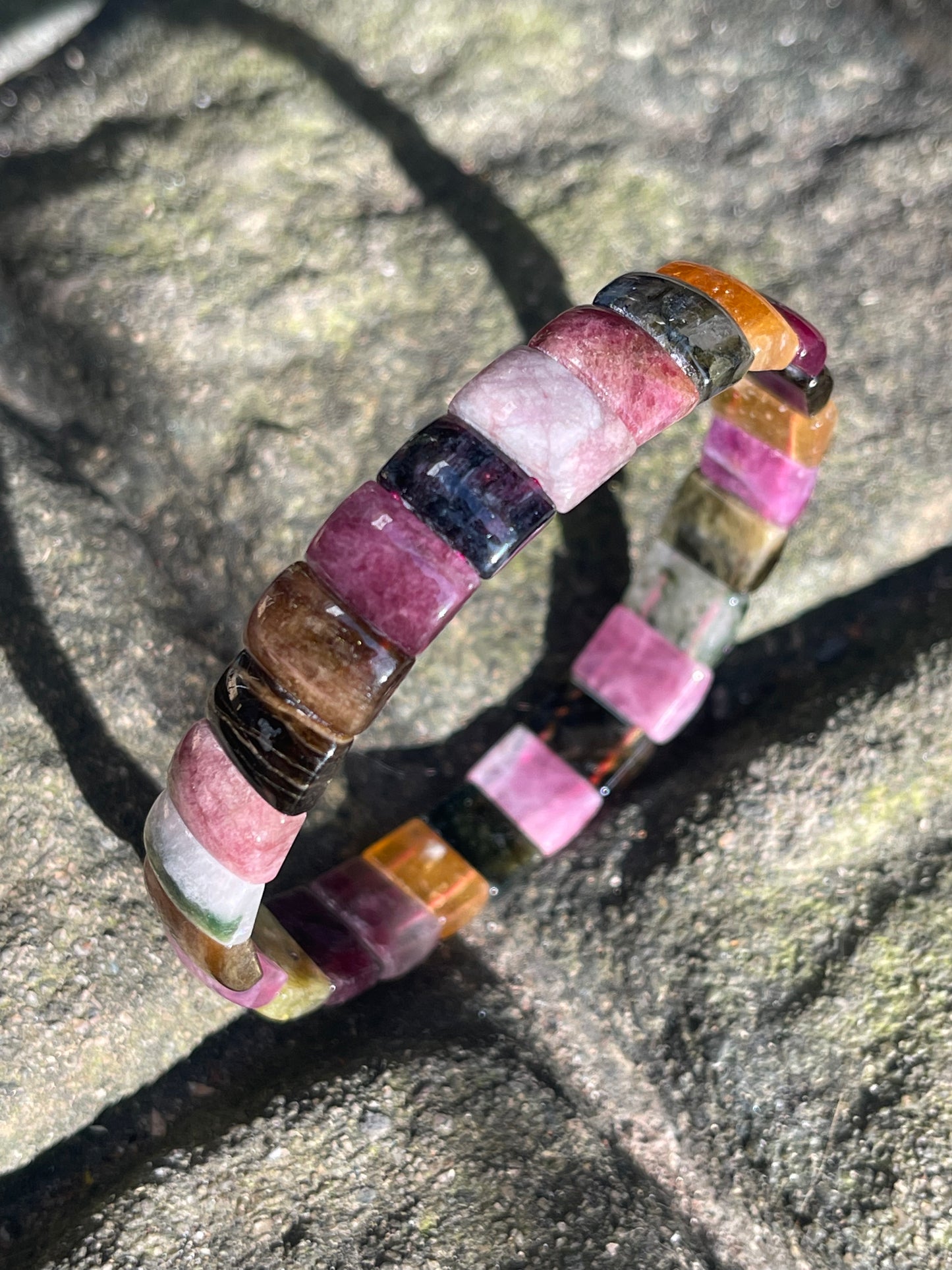 Colorful Tourmaline (Soft Bangle)