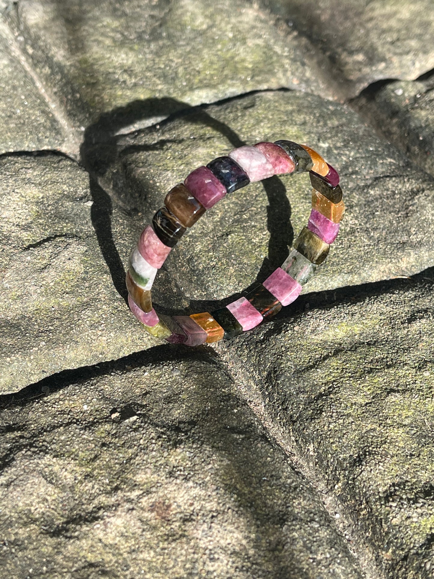 Colorful Tourmaline (Soft Bangle)